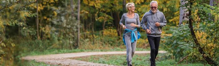 Patients Jogging